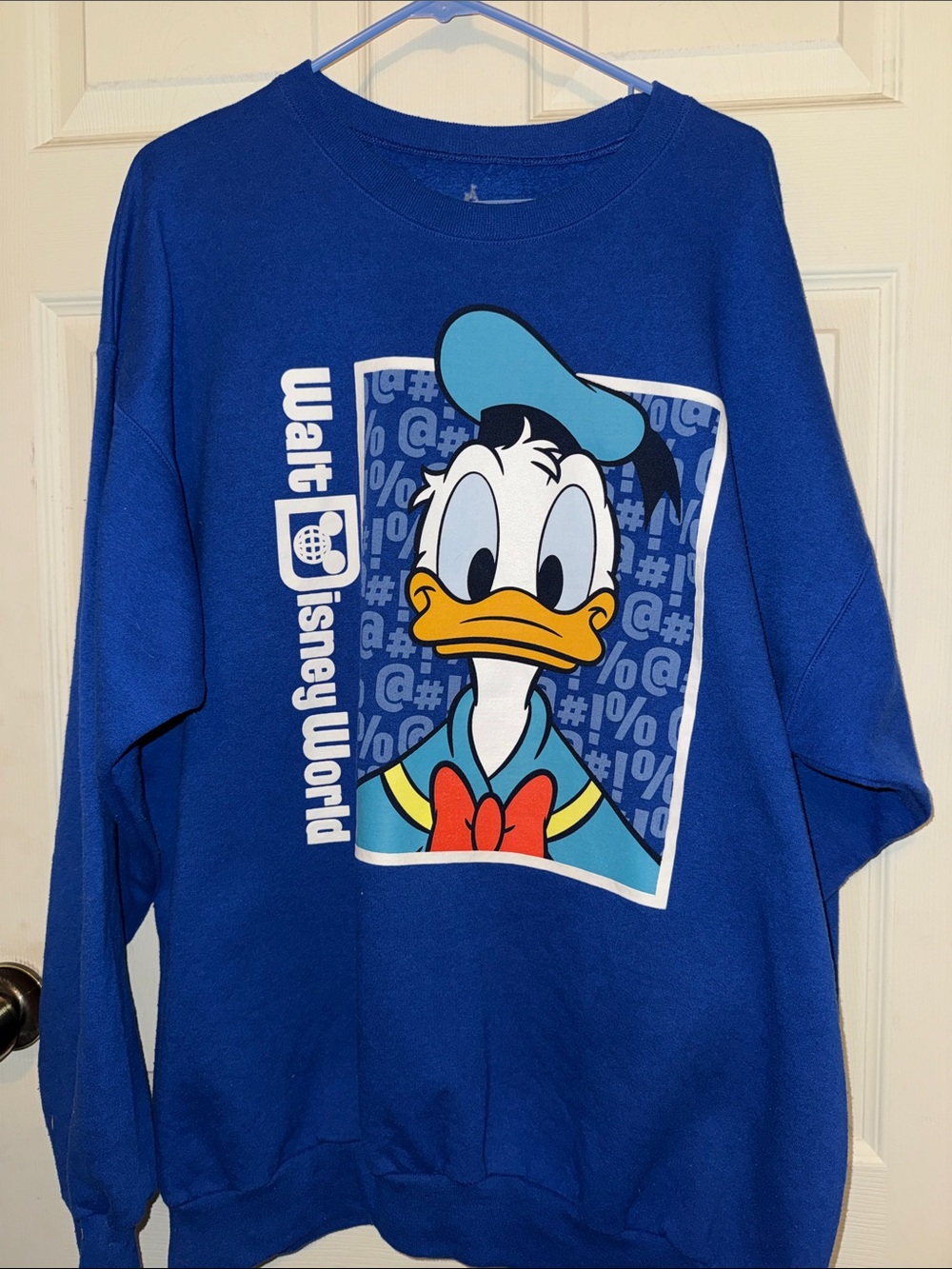 Disney Royal Blue Donald Duck Graphic Sweatshirt